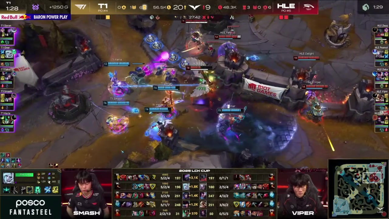 png电子官网爆炸啦！HLE亚索皎月完美团战 T1五人升天直接溃败