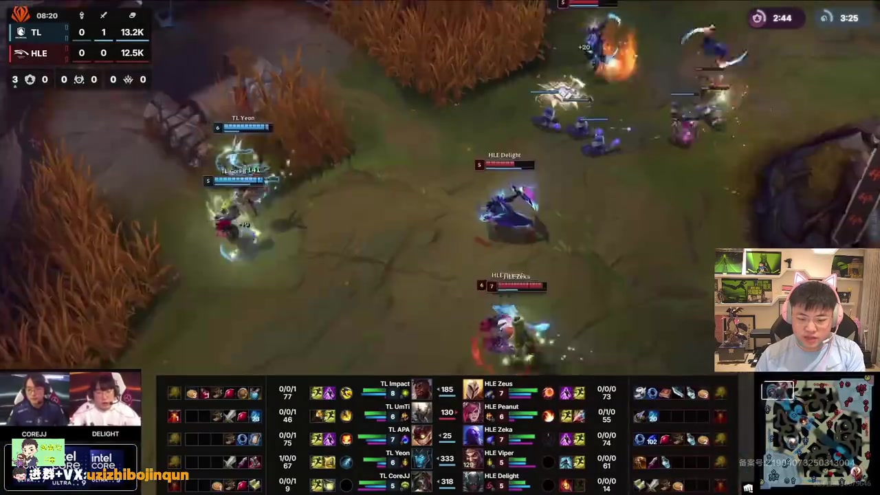 png电子平台Uzi看TL被HLE翻盘：小花生在乱玩，TL实在打不过！