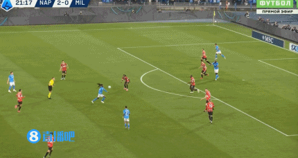 png电子半场-那不勒斯暂2-0米兰 波利塔诺62秒闪击卢卡库破门米兰0射正