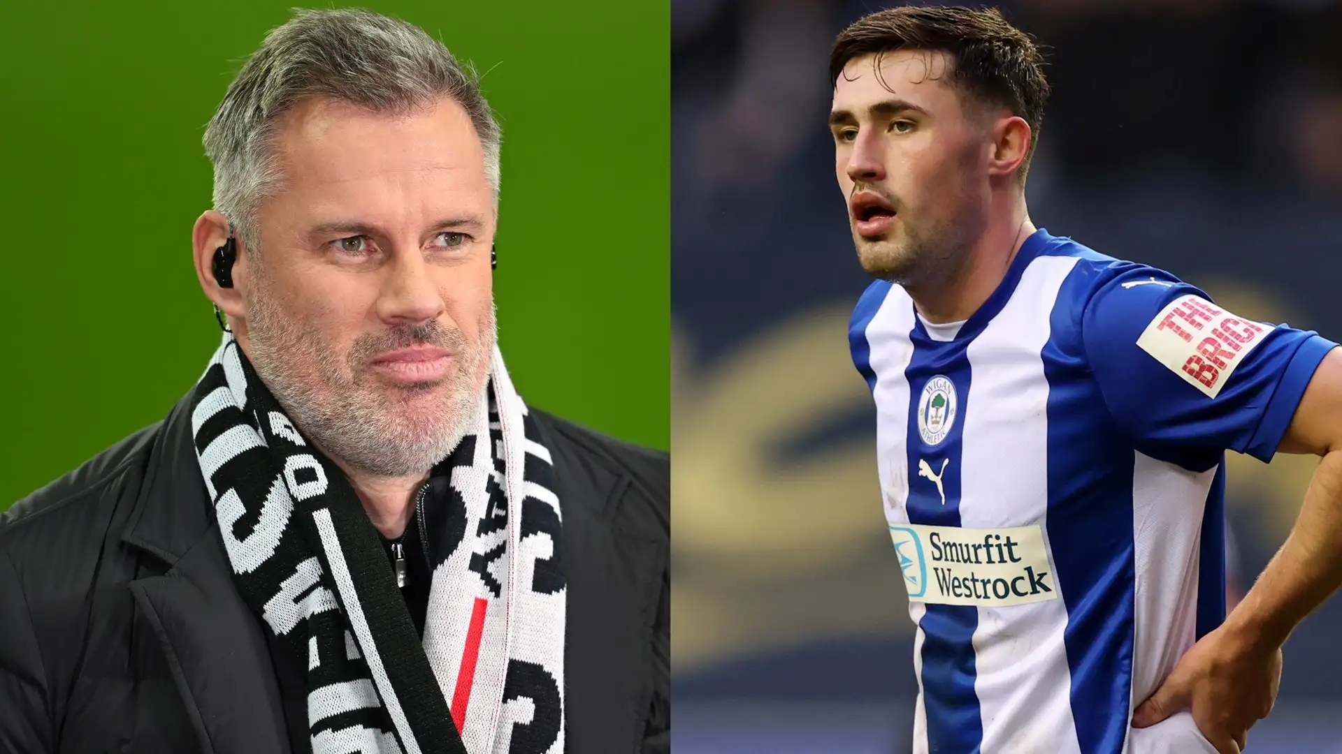 png电子卡拉格：儿子詹姆斯和莱万对位踢得挺好，他还得到了莱万的球衣