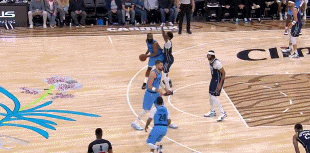 电子png游戏防守→得分！华盛顿大帽鲍威尔三分球 得球反击造犯规两罚全中