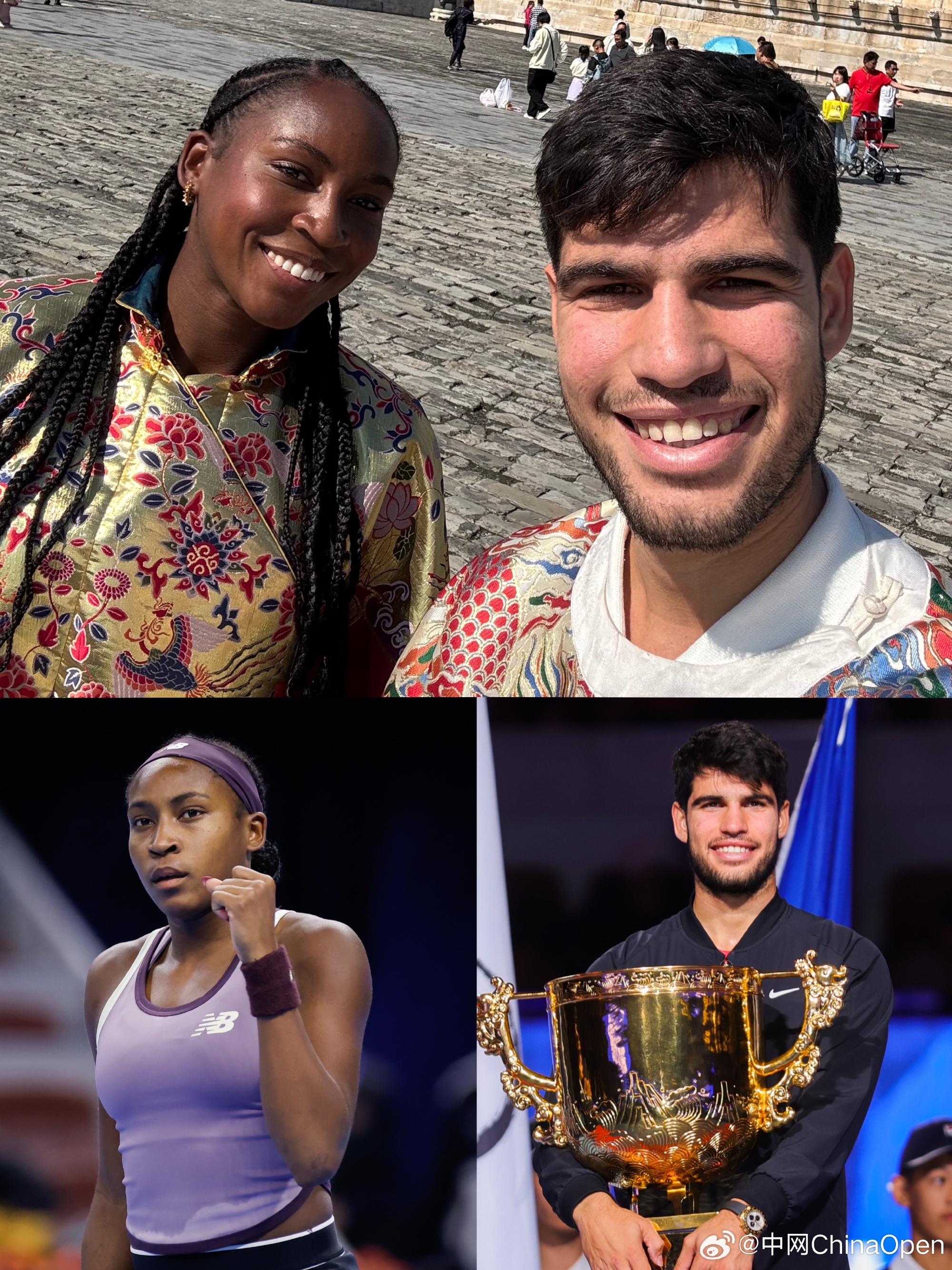 png电子高芙和阿卡去年中网和今年法网夺冠，前者喊话：我们必须重返北京